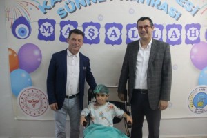 Başkan Çetin Sünnet Olan Çocukları Ziyaret Etti